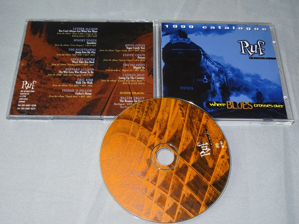 RUF RECORDS - WHERE BLUES CROSSES OVER - V.A. / ALBUM-CD (MINT-) - Bild 1 von 1