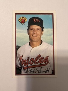 1989 Bowman #5 DAVE SCHMIDT, Baltimore Orioles