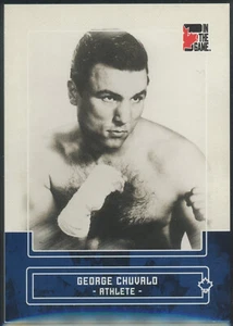 2011 In The Game Canadiana George Chuvalo Blue Parallel /50 Boxing #29 - Picture 1 of 2