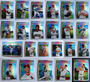 2020 Topps Heritage Chrome Refractor Complete Ur Set Baseball Cards U Pick /571