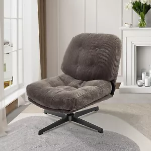 360 Degree Swivel Chairs Upholstered Swivel Accent Chair Modern Foldable Chair - Picture 1 of 9