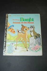 LITTLE GOLDEN BOOK #101-62 WALT DISNEY'S "BAMBI" FRIENDS OF THE FOREST, 1975 - Picture 1 of 10
