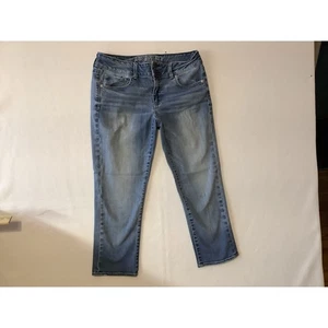 American Eagle Outfitters Damengröße 10 Künstler Crop super Stretch – gebraucht - Bild 1 von 12