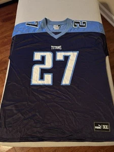 Vintage Puma Tennessee Titans Eddie George Jersey Mens XL Made In USA - Picture 1 of 8