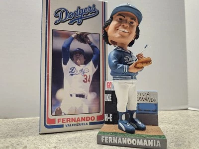 Fernando Valenzuela Los Angeles Dodgers MLB 2011 SGA Bobblehead NIB... - Image 1 of 4