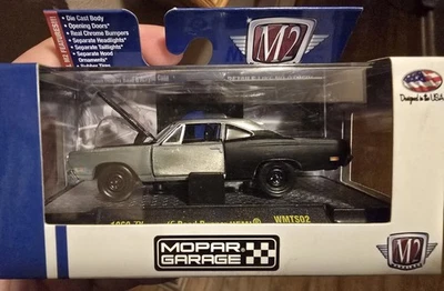 M2 Machines 1969 Plymouth Road Runner Raw Super Chase Mopar Garage  - Image 1 of 4