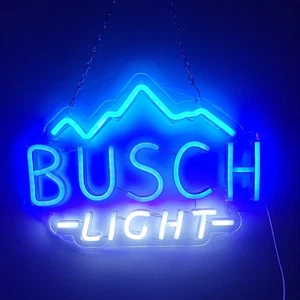 Letrero de neón con luz JFLLamp Busch para decoración de pared dormitorio hombre cueva... TOTALMENTE NUEVO - Imagen 1 de 6