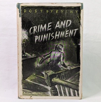 Crime and Punishment Dostoyevsky Modern Library HC DJ #199 1950 W Random House Foto 1 de 4