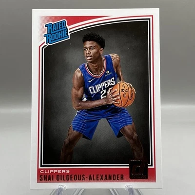 2018-19 Shai Gilgeous Alexander Donruss #162 评级新秀卡 RC — 第 1/3 张图片