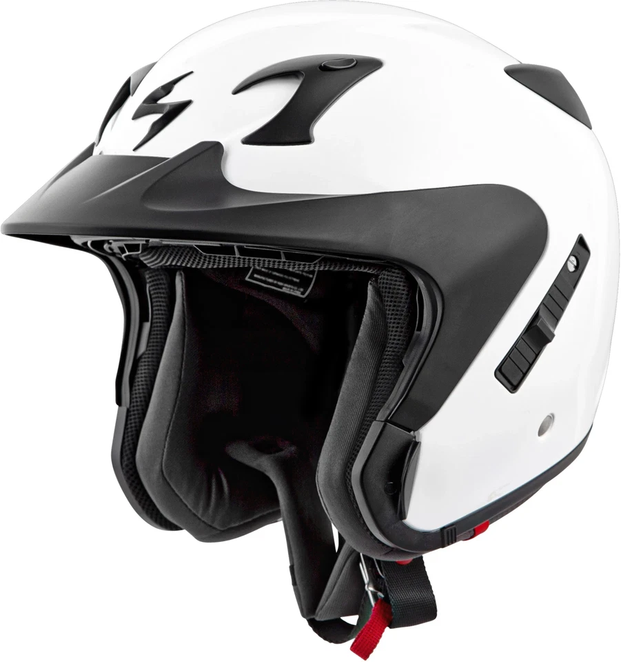 Casco de motocicleta Scorpion EXO-CT220 blanco brillante para adultos - XS - 75-1621XS Foto 1 de 1