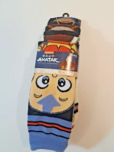 Avatar Airbender Socks Men's Casual Crew Socks 6 Pairs Mens Size 8-12 Bioworld - Picture 1 of 3