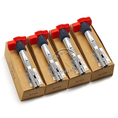 4PCS Genuine Audi Engine ignition coil ForA3 A4 A6 Q5 TT Q3 A5 High-pressure bag - Image 1 of 4