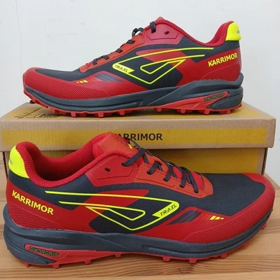 Karrimor Verge SN44 Trail Hombres Zapatos para Correr Reino Unido 11 Nuevos en Caja Rojo Negro Foto 1 de 4