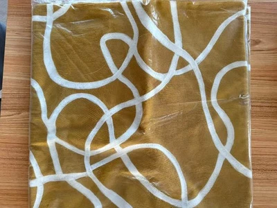 West Elm Crewel Rope Pillow Cover 20”x20” Yellow NWT - Image 1 of 2