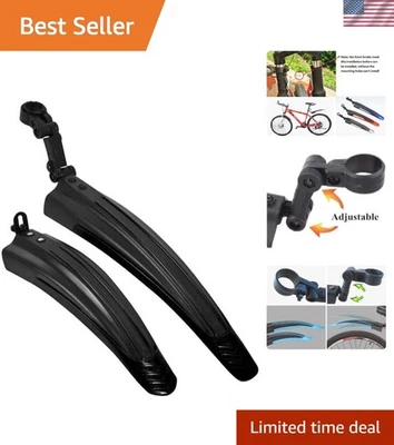 Juego de guardabarros ajustable ligero para bicicletas de ciclismo y turismo - Fácil instalación Foto 1 de 4