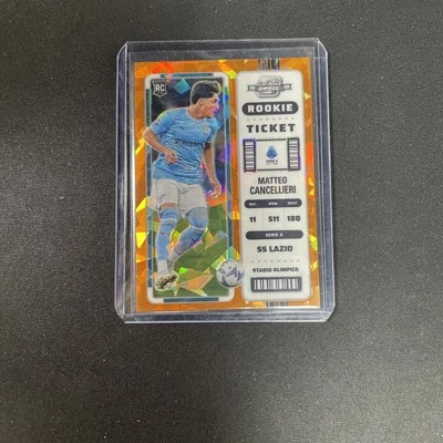 2022-23 Panini Chronicles Matteo Cancellieri Cont Optic RC Ticket 11/23 Ice - Image 1 of 2