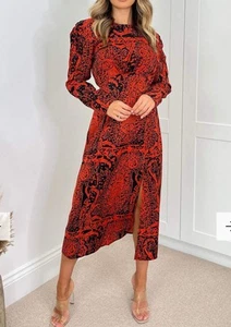 AX Paris dress Size 18 Red - Picture 1 of 4