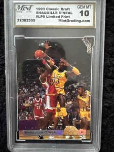 SHAQUILLE O'NEAL ROOKIE GEM MINT 10 #LP9 1993 CLASSIC DRAFT VINTAGE - Foto 1 di 5