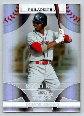 2008 Donruss Threads Century Proof Silver #135 Dominic Brown 100 (ref 196209) - Image 1 of 2