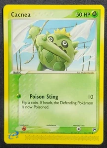 Cacnea 58/100 2003 EX-Sandstorm Common Pokemon Card Vintage E-Reader NM - Picture 1 of 2
