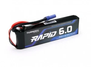 TURNIGY RAPID 6000mAh 2S 7.4V 100C-200C LIPO BATTERY EC5 RC - Picture 1 of 1