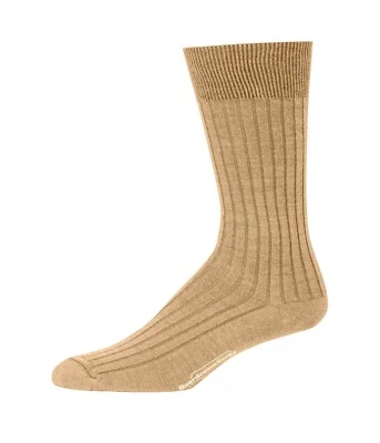 Calcetines de vestir cálidos acogedores de invierno para hombre de lana merino a media pantorrilla Foto 1 de 4