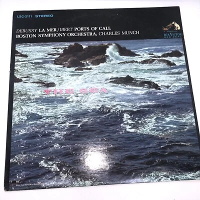 Debussy, La Mer, Ibert, Escales, Munch, Boston LP RCA Victor Red Seal LSC 2111 - Image 1 of 4