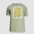 95 Twenty Montreal Mens Green Cotton Short Sleeve Citron Graphic T Shirt Sz M