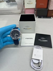 Fossil Gen 6 Hybrid Smartwatch FTW7082 in Blue - NEW / OPEN BOX - Picture 1 of 8