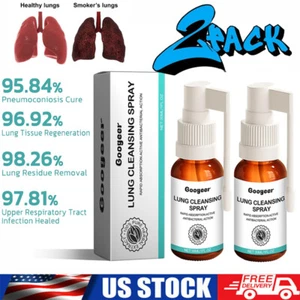 2 PACK Natural Spray for Lung and Respiratory Support Herbal Cleansing Spray - Picture 1 of 12