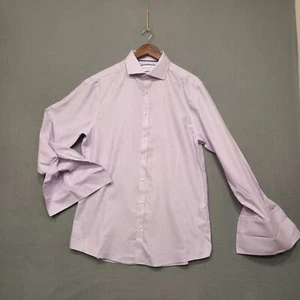 Charles Tyrwhitt Men Extra Slim Fit Long Sleeve French Cuff Dress Shirt Sz 16/41 - Picture 1 of 7