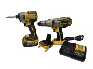 Dewalt DCF787 1/4" 20V Impact Driver & DCD970 1/2" 18V Hammer Drill Bundle - Picture 1 of 12