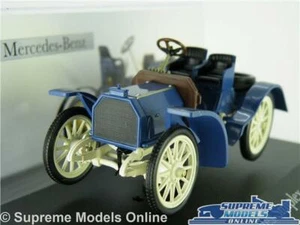 MERCEDES BENZ SIMPLEX 40 HP MODEL CAR 1:43 SCALE BLUE 1902 IXO K8 - Picture 1 of 5