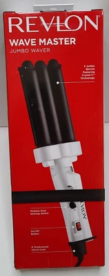 Revlon Wave Master 3 Barriles Jumbo Waver Múltiples Ajustes de Calor Cable de 6 Pies Foto 1 de 3
