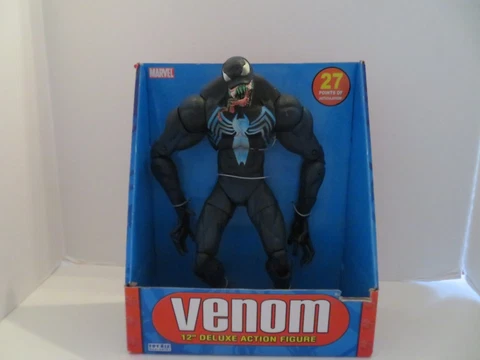 Toy Biz Marvel Spider-Man Venom 12" Deluxe Action Figure 2005 NIP Cover