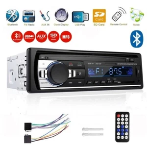Classic Retro Car Bluetooth Compatible Radio MP3 Player Stereo USB/AUX/SD/ISO/FM - Picture 1 of 6