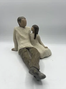 Vintage Willow Tree Vater und Tochter Figur von Susan Lordi Demdaco 2000 - Bild 1 von 6