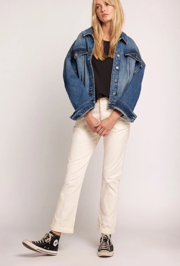 Current/Elliott Women's The Captain Pants NWT Size 29 Color Biscuit  - Image 1 of 4