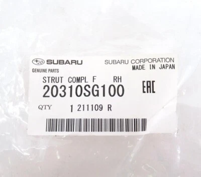 Puntal de suspensión delantera 17-18 Forester genuino OEM Subaru 20310SG100 pasajero derecho Foto 1 de 4