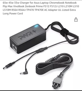 PWR+ Laptop Adapter Charger - Extra Long Power Chord - DC 19V3.42A(5.5*2.5) NEW - Picture 1 of 6