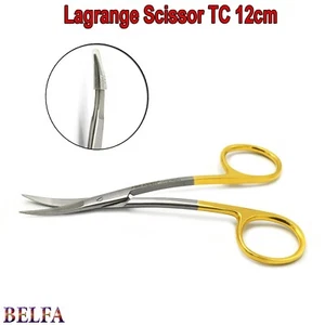 Surgical Dental Lagrange Scissor TC Tissue Suture Hospital Operating - Picture 1 of 5