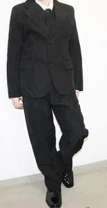 KINDER HOSENANZUG bzw. SMOKING 5 TIELIG SCHWARZ BLAU  ALLE GRÖSSEN  - Bild 1 von 25