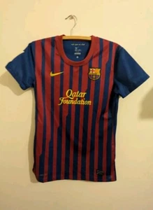 Nike FC Barcelona Dri-Fit Jersey Size S Small Men's 2011 2012 Short Sleeves - Picture 1 of 12