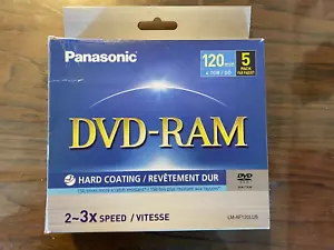 Panasonic dvd ram discs 4.7GB 5 pack #2 of 2 - Picture 1 of 1