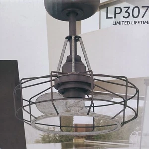 Fanimation Archive 18" Matte Greige Indoor/Outdoor Ceiling Fan With Remote - Picture 1 of 3