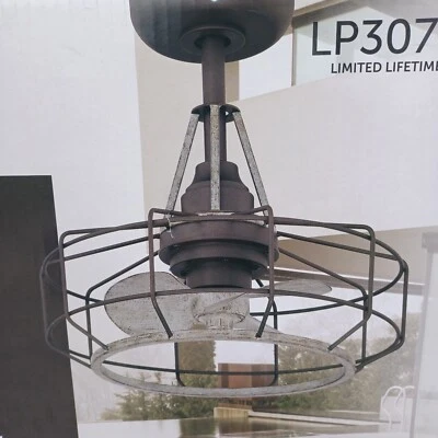 Fanimation Archive 18" Matte Greige Indoor/Outdoor Ceiling Fan With Remote - Image 1 of 3