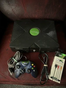 Microsoft Original Xbox Black Video Game Console - Picture 1 of 8