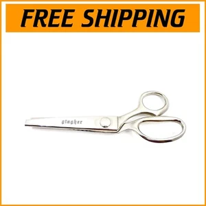 Professional Quality Pinking Shears 7.5" - Ambidextrous Stainless Steel Scissors - Picture 1 of 6