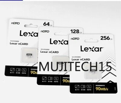 Lexar NM Memory Card 256GB High Speed 90MB/S NCard For Phone Nano Card - Image 1 of 4