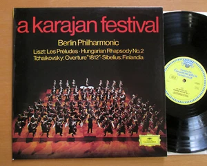 DG 643 212 A Karajan Festival Liszt Preludes Tchaikovsky 1812 TULIP Stereo NM - Picture 1 of 5